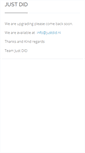 Mobile Screenshot of justdid.nl