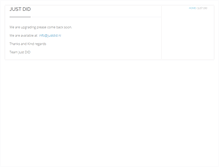 Tablet Screenshot of justdid.nl